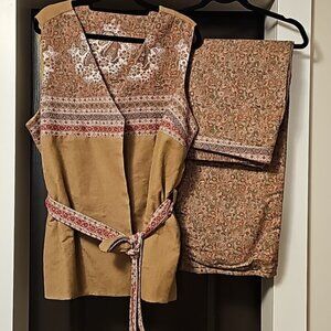 Hand Made 2 pce  Indian Inspired Outfit